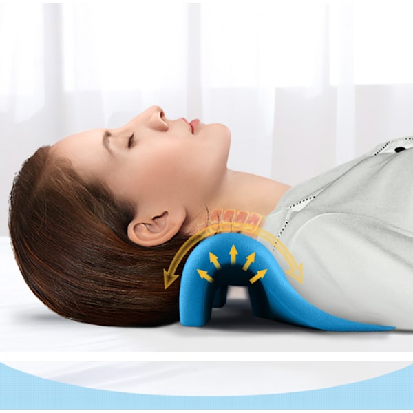 cervikal ryggkudde, nackmoln, cervikal ryggradsmassage, dragning av halsryggen, nacksmärtskudde, cervikal ryggrad polyuretan nackkudde puckel m