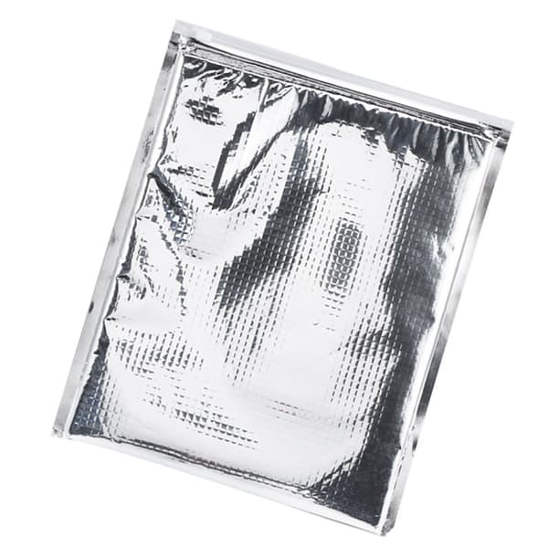 5 st Aluminiumfolie Isolerade Termiska Kylväskor Silver 25x30cm