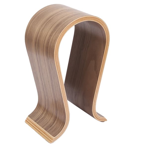 Hovedtelefonholder i træ, headset display stand