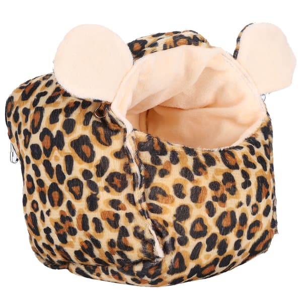 Hängande Hamster Tjock Sockerglidare Varm Vila Bomullshus Leopard