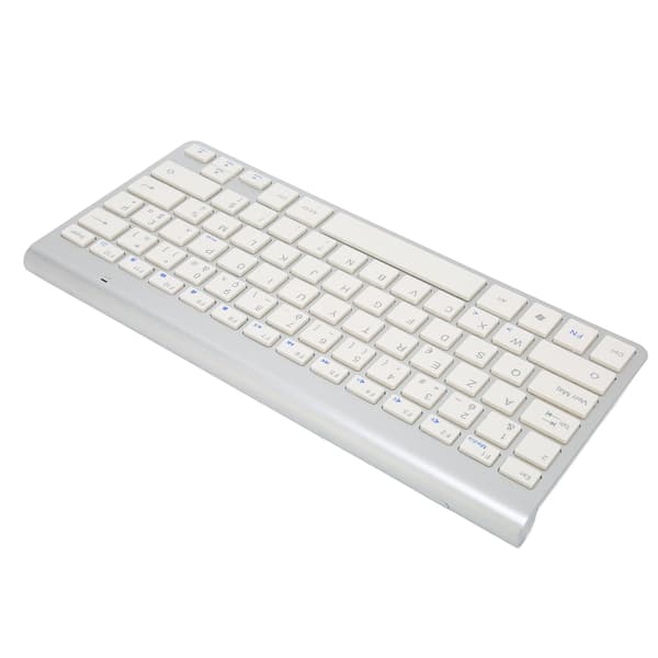 Trådløst tastatur, bærbar 2,4g Plug and Play, tosproget fransk engelsk til stationær computer, bærbar computer, tablet