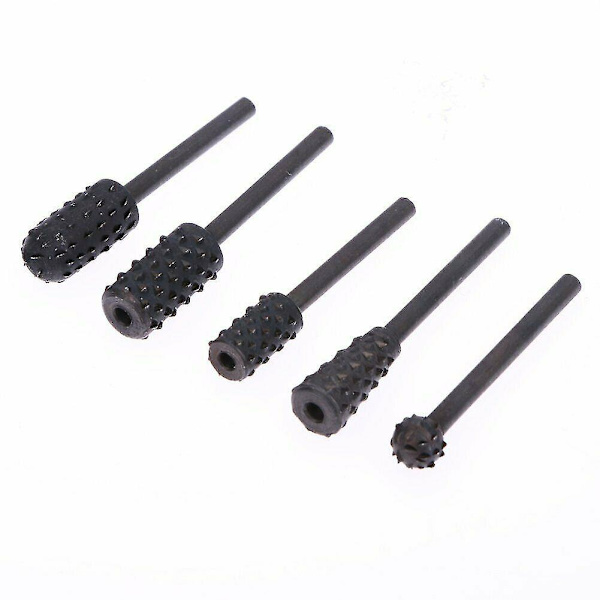 10-pakkaus 1/8" kahvan puunhionta Rasp- set