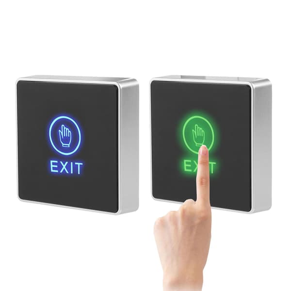 Dør Touch Exit Release Knap Switch Panel LED Lys til Dørkontrolsystem