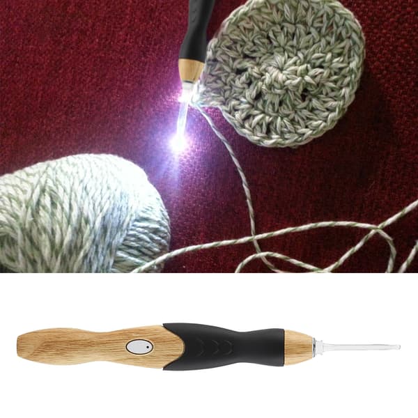 Latautuva USB-virkkuukoukkusetti (9 kpl)