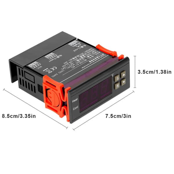 Digital temperaturregulator 30A MH1230A AC220V Effektiv kjøle- og varmekontroll