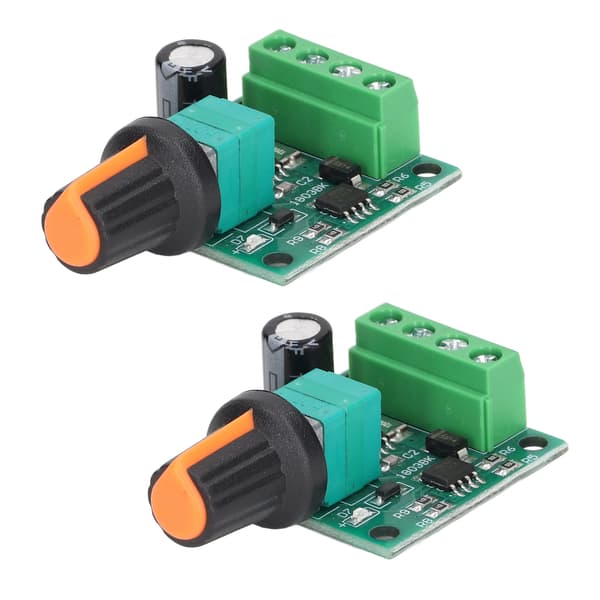 2 Set PWM DC Motor Hastighetsregulator 1.8V-12V för Fläktpump