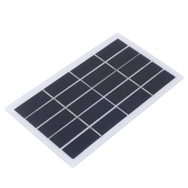 Bærbar 2W 5V Polykrystall Solcellepanel Laminert Plate Solcellekomponent DIY Lader