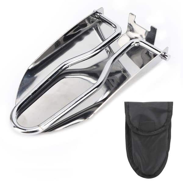 3 stk. Mini Håndspade Foldbar Rustfrit Stål Spadel Portable Camping Haveværktøj