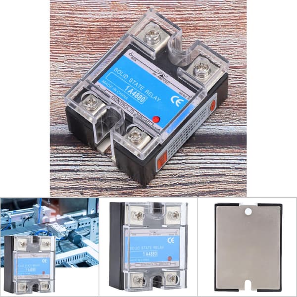 BERM 1 A4880 80A SSR Solid State Relä 70 280VAC Ingång 24 480VAC Last AC Elektrisk Utrustning för CNC-maskiner