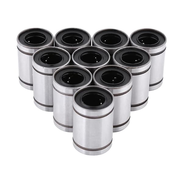 10 stk. LM12UU 12 mm lineær kugleleje bøsning til 12 mm stang 3D printer CNC maskine