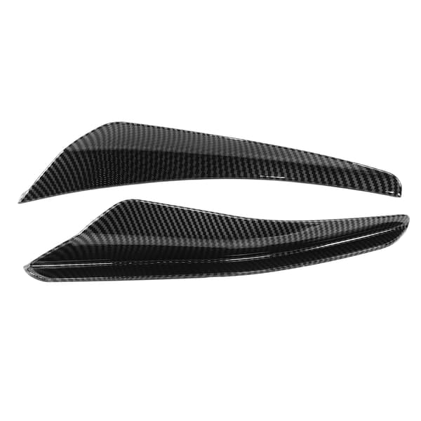 2 stk. Forreste Bumper Aero Kits Canards Vinger til Maxton Style Udskiftning til MK8 2021+ (Kulfiber Stil)