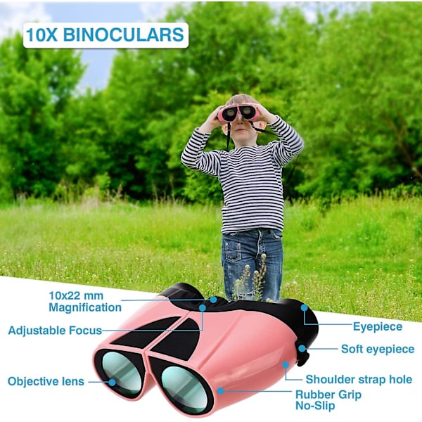 HD kiikarit 10x22 keltainen