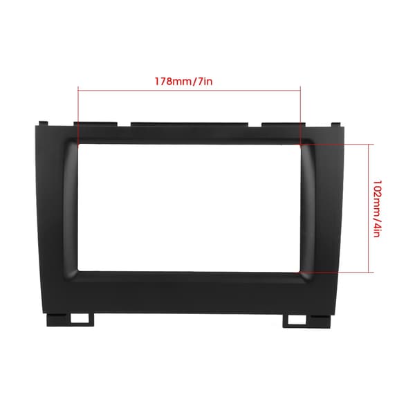Bilstereo Ram DVD Navigering Modifierad Frontmonterad Fascia Passar för Great Wall Hover Haval H3 H5 Ram