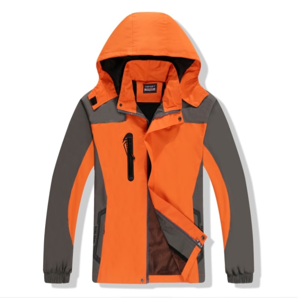 Ohut yksikerroksinen takki (oranssi XXXL)