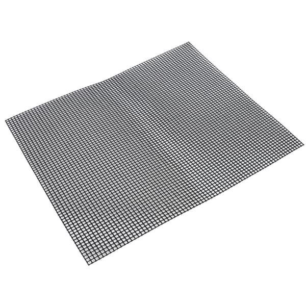 Matklassad Non-stick Gitter Multifunktionel Grillmåtte Udendørs Grill Sort 33x40 cm