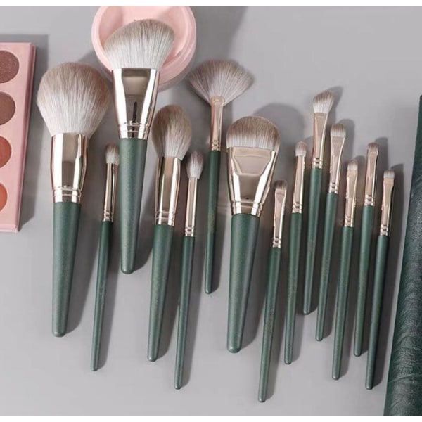 14 set (vihreä pilvi 14 pu nahkainen set)
