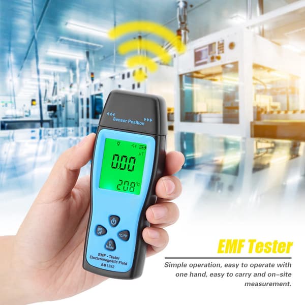 SMART SENSOR AS1392 Digital Elektromagnetisk Strålningsmätare Mini LCD-skärm EMF-testare