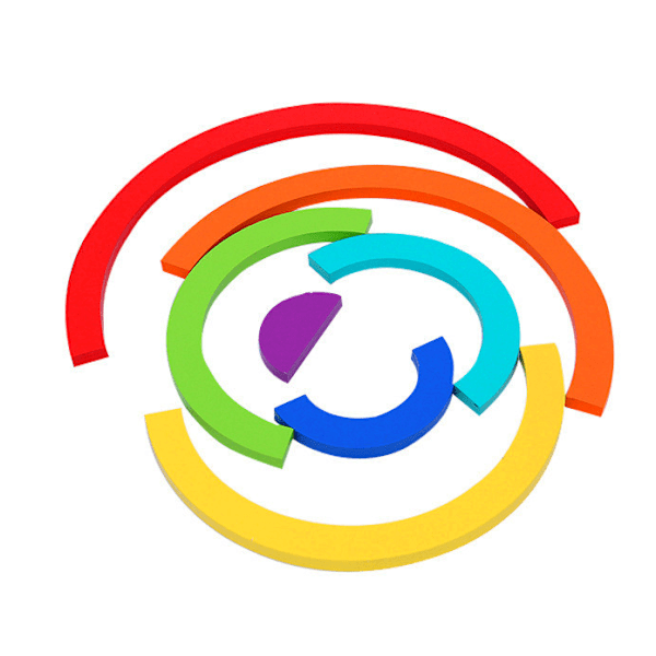 Rainbow pussel 7 bitar Rainbow pussel,