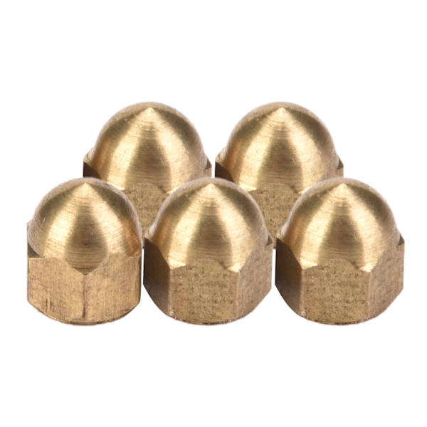 Mässing Ekollonmutter Kit M4 20 st Hex Dome Head Set