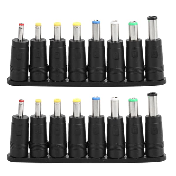 2 i 1 USB til DC-kabel 11 i 1 Strømadapter Utskiftbar Plugg Datatilbehør