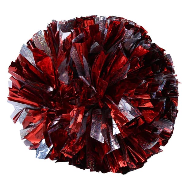 Pom Poms for dansfest Skoleidrettskonkurranse (sølv+rød)