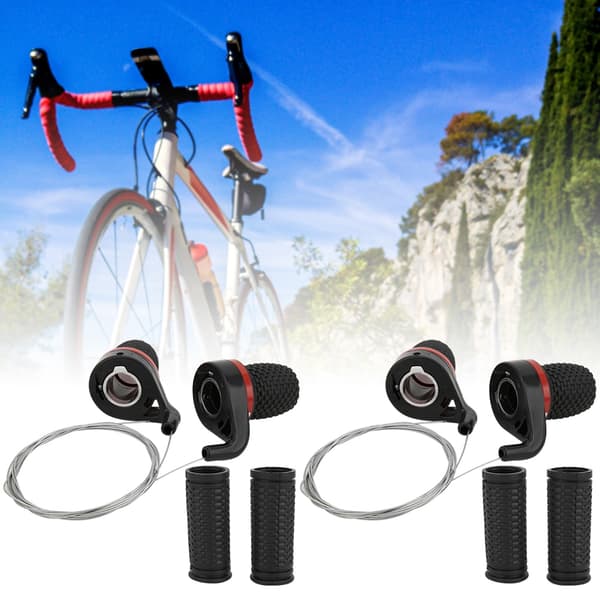 2 Par Växelspakar för Mountainbike, Vridbart Grepp