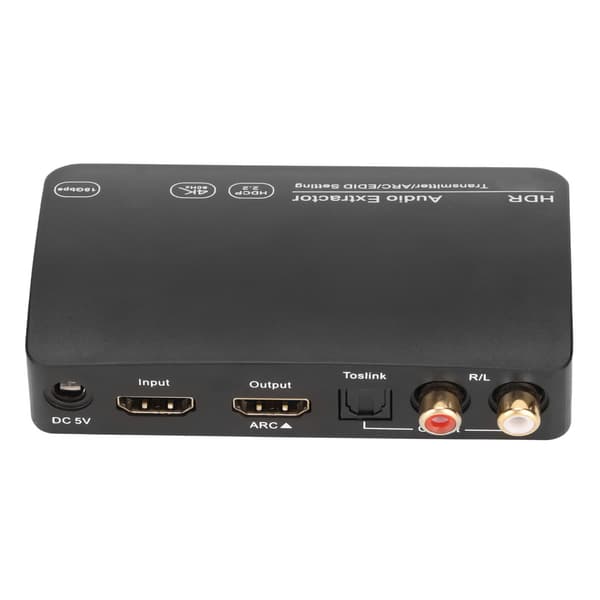 HDR HDMI Audio Extractor 4K 60Hz RCA Bluetooth-lähetin TV:lle ja PC:lle