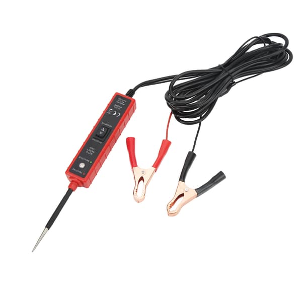 Bilkredsløbstester med LED-lys 6‑24V Multifunktionel Biltestprobe til Både Trailere