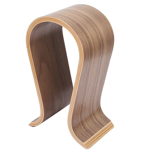 Hovedtelefonholder i træ, headset display stand