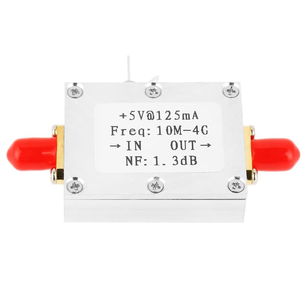 0,01 til 4 GHz 21dB Lavstøyforsterker