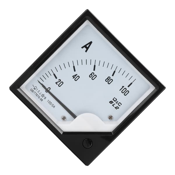 6L2 100A 5A Analog Panel Amperemeter Pointer Strømmåler Kemisk Industri