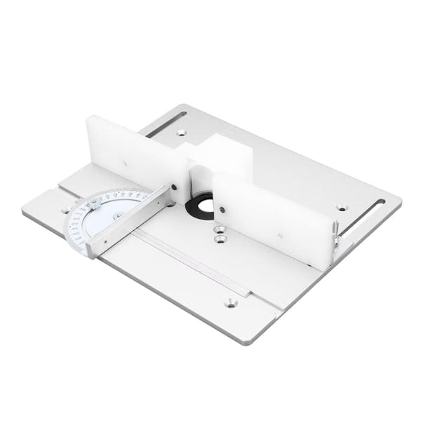 Aluminium Router Flip Board Træbearbejdning Indsats Baseplade til Bordrundsav