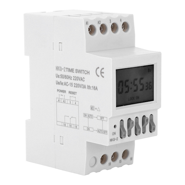 Skolklocka Timer Switch AC220V 3A Glidskena Typ