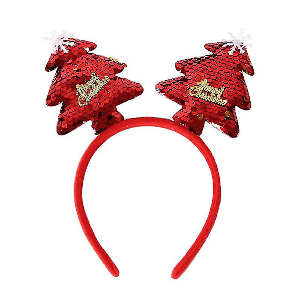 Christmas Elg Hårbånd Julemand Gevir Pandebånd Xmas Tree Hair Hoop 6