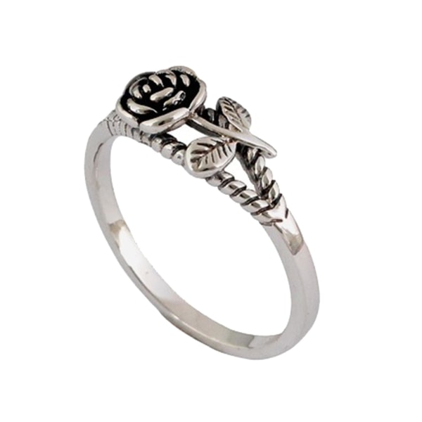 Naisten Vintage Rose Finger Sormus Muoti Alloy Circlet Yksinkertainen punk koru Lahja US 9