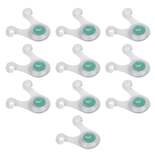 10-pack gröna LED hängande campingtält utomhus varningslampor