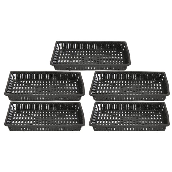 5-pack Akvarieväxtkorg Plast Hydroponisk Nätkruka för Akvarieväxter