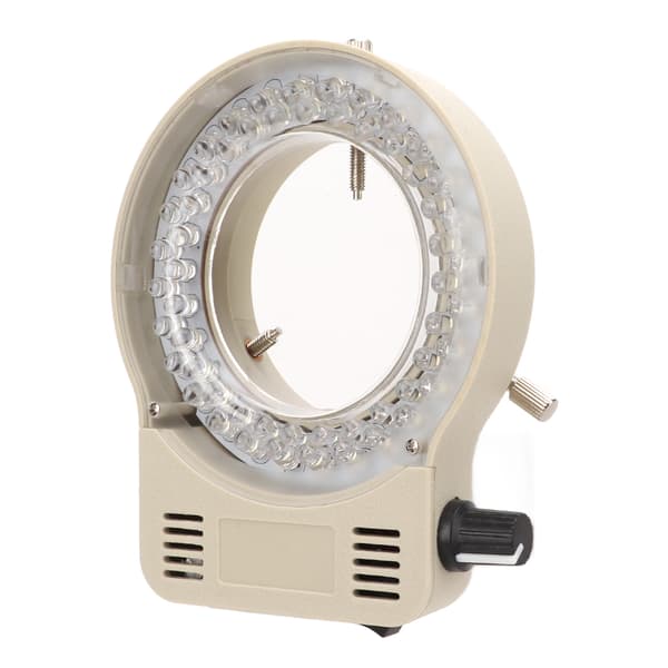 Justerbar mikroskop LED Illuminator Ring Lyskilde - US Plug (100-240V)