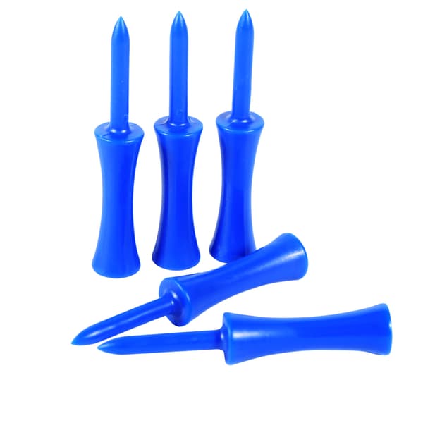 Blå Plast Golf Tees 100 stk 68mm Essentielt Golftilbehør