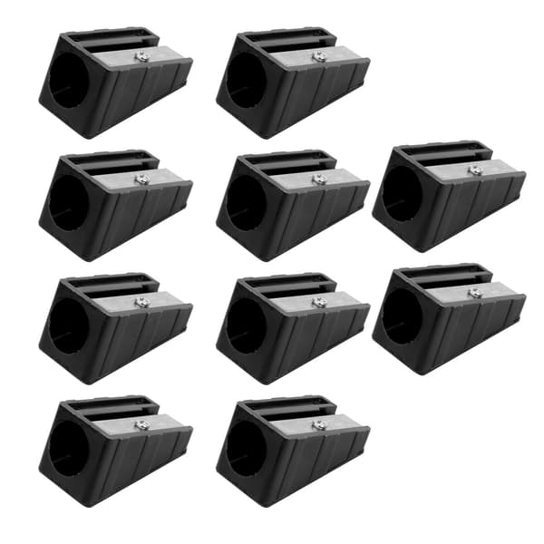 10 stk. Barbara Billiard Cue Tip Shaper Pen Sharpener Shape Black