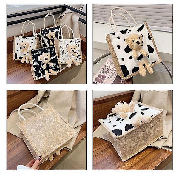 Jute Hessian Medium Shopping Bag A916-483 C