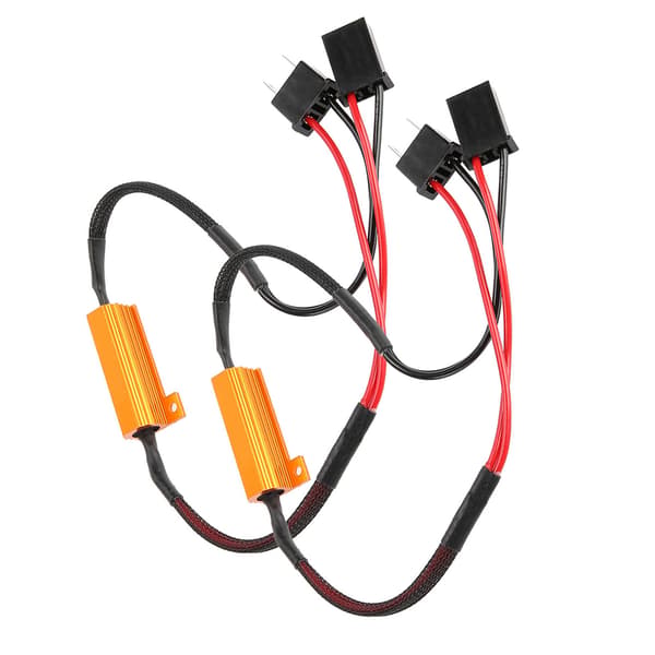 2. generasjons H7 LED-dekoder Anti Hyper Flash Feilfri Lastmotstand Ledningssett