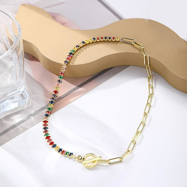 Halsband Sten Modesmycken B1839 N2211-17