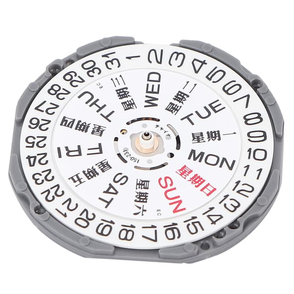 VJ33 Klockurverk Byte Dag Datum Kalender Reparationsdelar Tillbehör