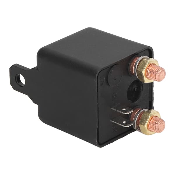 Høj Startkraft 250A 12V Bil Starter Relæ Normalt Åben 4 Ben Rustfrit Stål Messing Spole