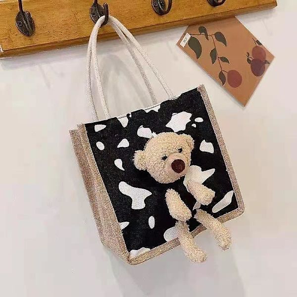 Jute Hessian Medium Shopping Bag A916-483 C