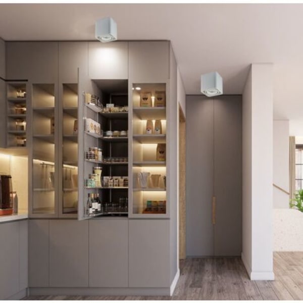 Säädettävät kattokohteet (10W LED-polttimoilla) Spotlight-seinävalaisin, 220V