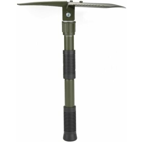 Multifunktionell campingskyffel, hopfällbar spade av hög kvalitet i militärstål med bärväska för utomhuscamping Surviva