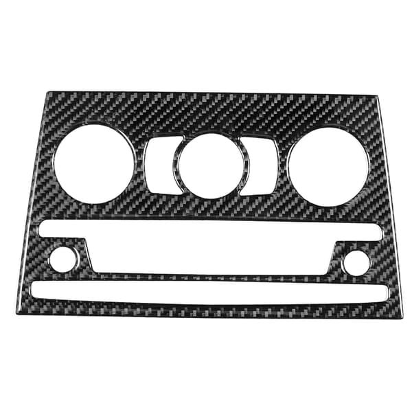 Bil Airconditionering CD Panel Trim Ramme Kulfiber Dekoration Passer til E84 X1 2011-2015