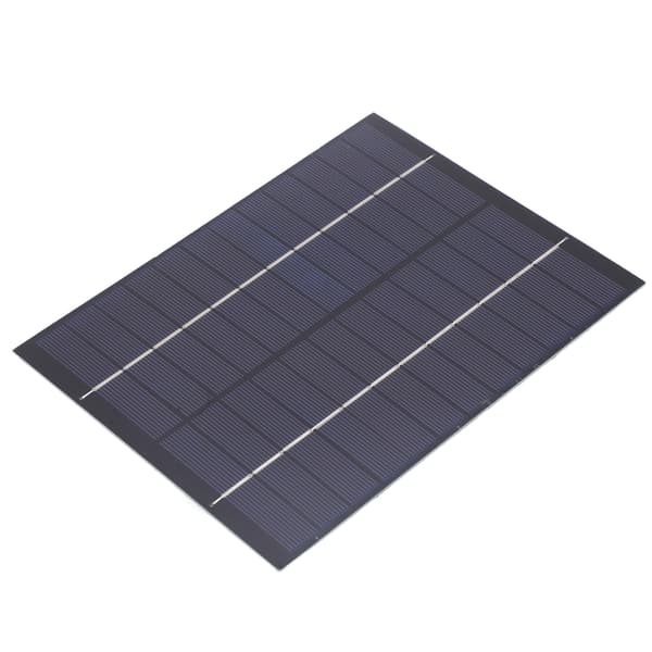 5.2W 12V Mini Solcellepanel Polykrystallinsk Silisium DIY Modul System 5521DC Utgang